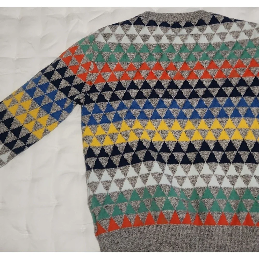 Gap Kids Sweater Size M (8) Marled Grey Prism Style Pre-Owned Excellent